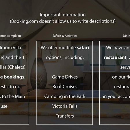 Chobe House Villa And Chalets Kasane Exterior foto